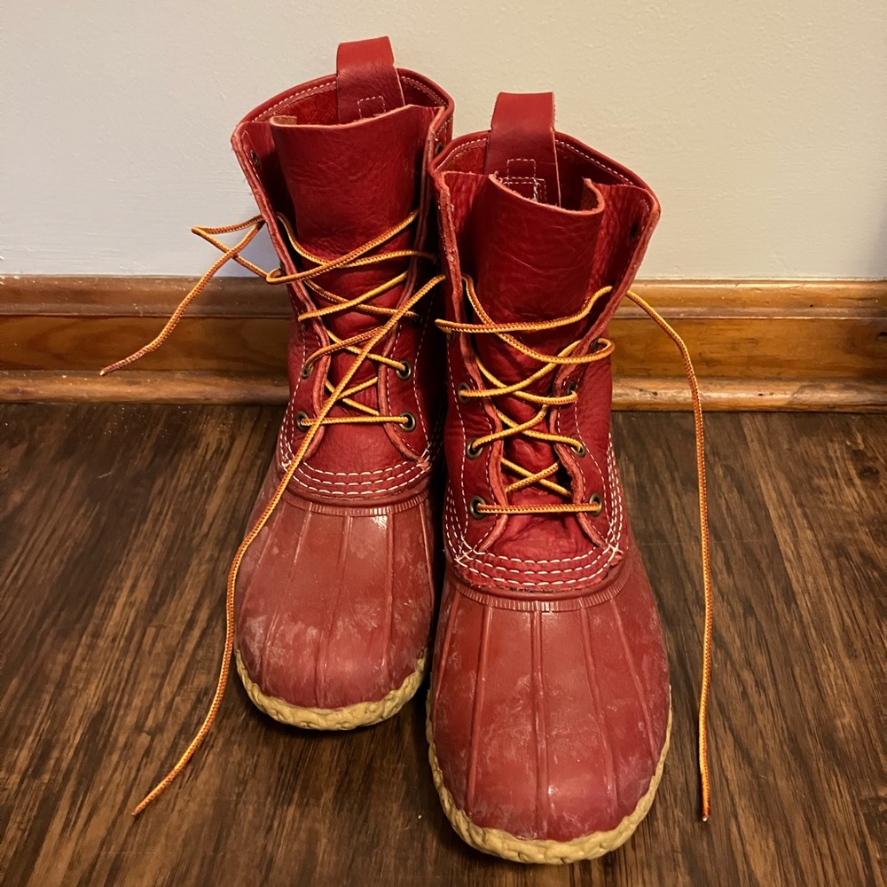 L.L. Bean Boots, Red, Size 8